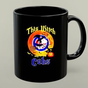 This Witch Loves The Chicago Cubs x Snoopy Halloween 1 mug.jpg