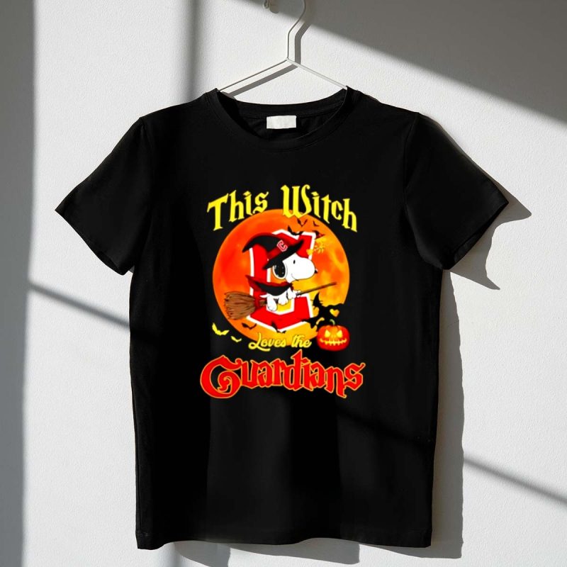 This Witch Loves The Cleveland Guardians X Snoopy Halloween 1 T Shirt.jpg