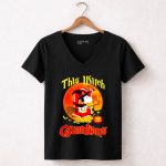 This Witch Loves The Cleveland Guardians x Snoopy Halloween 7 Womens V Neck.jpg