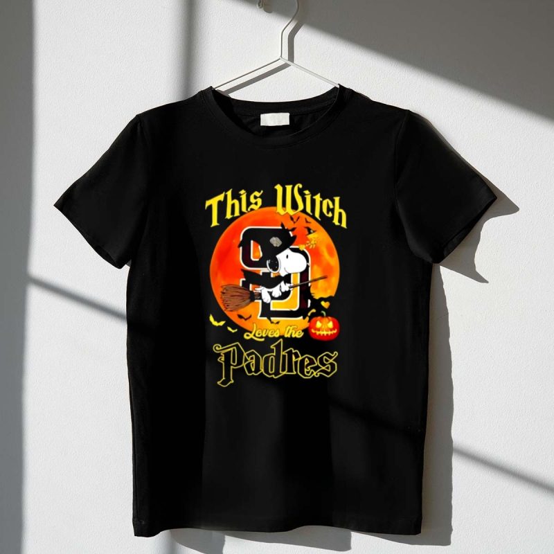 This Witch Loves The San Diego Padres X Snoopy Halloween 1 T Shirt.jpg