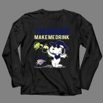 Thunder Make Me Drink Snoopy Oklahoma City Thunder Fans 4 Long Sleeves
