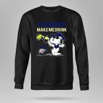 Thunder Make Me Drink Snoopy Oklahoma City Thunder Fans 9 Hoodie
