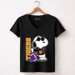 Tigers Snoopy Clemson Football Paw 7 Womens V Neck.jpg