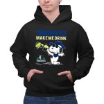 Timberwolves Make Me Drink Minnesota Timberwolves Snoopy Fans 2 Hoodie