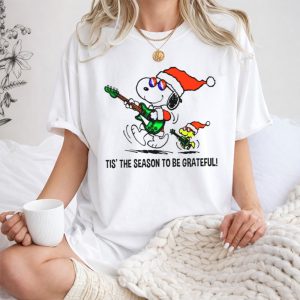 Tis The Season To Be Grateful Snoopy Grateful Dead Santa Hat Guitar 1 T Shirt 1.jpg