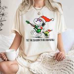 Tis The Season To Be Grateful Snoopy Grateful Dead Santa Hat Guitar T Shirt 7 1.jpg