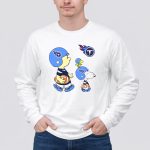 Titans Football Snoopy and Friends Helmet Walk 4 Long Sleeves