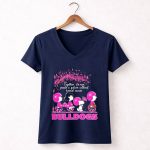 Together We Can Create A Future Without Breast Cancer Snoopy Georgia Bulldogs 5 Womens V Neck.jpg