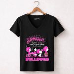 Together We Can Create A Future Without Breast Cancer Snoopy Georgia Bulldogs 7 Womens V Neck.jpg