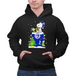 Toronto Blue Jays Snoopy Christmas Tree Gift Scene 2 Hoodie.jpg