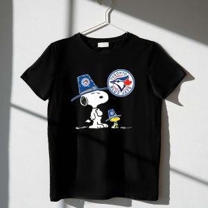 Toronto Blue Jays Snoopy Woodstock Baseball Duo with Team 1 T Shirt.jpg