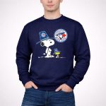 Toronto Blue Jays Snoopy Woodstock Baseball Duo with Team 3 Sweatshirt.jpg