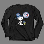 Toronto Blue Jays Snoopy Woodstock Baseball Duo with Team 4 Long Sleeves.jpg
