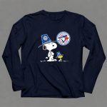 Toronto Blue Jays Snoopy Woodstock Baseball Duo with Team 6 Long Sleeves.jpg