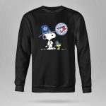 Toronto Blue Jays Snoopy Woodstock Baseball Duo with Team 9 Sweatshirt.jpg