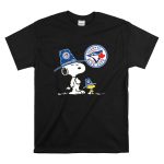 Toronto Blue Jays Snoopy Woodstock Baseball Duo with Team T Shirt 6.jpg