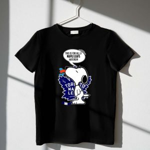 Toronto Maple Leafs Snoopy Hockey Fans Message To Haters Shirt