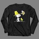 Vikings Snoopy And Woodstock Pilgrim Hats Nfl Mascot 4 Long Sleeves