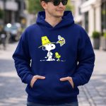 Vikings Snoopy And Woodstock Pilgrim Hats Nfl Mascot 8 Hoodie
