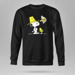 Vikings Snoopy And Woodstock Pilgrim Hats Nfl Mascot 9 Sweatshirt