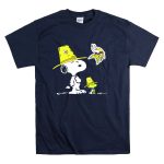 Vikings Snoopy And Woodstock Pilgrim Hats Nfl Mascot T Shirt 7