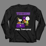 Vikings Snoopy Charlie Brown Thanksgiving Football Minnesota 4 Long Sleeves