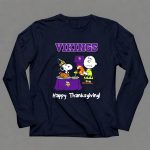 Vikings Snoopy Charlie Brown Thanksgiving Football Minnesota 6 Long Sleeves