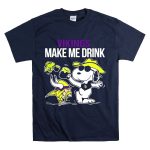 Vikings Snoopy Make Me Drink Fun T Shirt 7