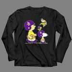 Vikings Snoopy and Woodstock Football Team Fans 4 Long Sleeves
