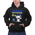 Warriors Make Me Drink Golden State Warriors Snoopy 2 Hoodie