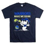 Warriors Make Me Drink Golden State Warriors Snoopy T Shirt 7