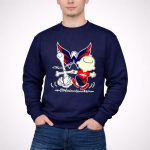 Washington Capitals Snoopy and Charlie Brown dancing 3 Sweatshirt.jpg