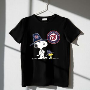 Washington Nationals Snoopy And Woodstock Pilgrim Hats Shirt