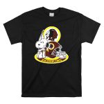 Washington Redskins Snoopy Football Helmet T Shirt 6