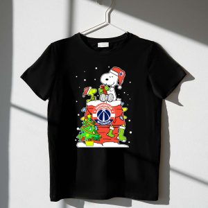 Washington Wizards Snoopy Christmas Santa Hat Peanuts Charlie Brown 1 T Shirt
