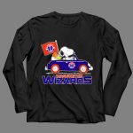 Washington Wizards Snoopy Driving Car with Basketball 4 Long Sleeves