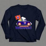 Washington Wizards Snoopy Driving Car with Basketball 6 Long Sleeves
