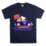 Washington Wizards Snoopy Driving Car with Basketball T Shirt 7