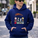 Wisconsin And Other Sport Teams Snoopy Under The Fall Tree 8 Hoodie