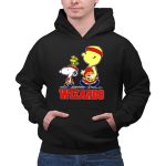 Wizards Snoopy And Woodstock With Basketball Team 2 Hoodie