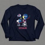 Woodstock Snoopy Charlie Brown Walking Colorado Avalanche Lets Go Avs 6 Long Sleeves.jpg