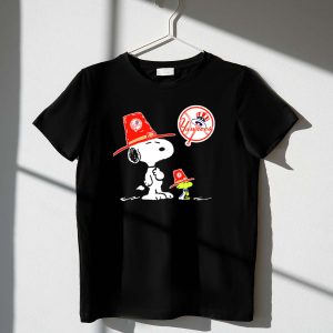 Yankees Snoopy Woodstock Baseball Hat Shirt