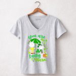 You Are Lucky Charm Snoopy Friends Wit St Patricks Day 5 Womens V Neck1