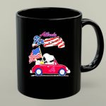 eanuts Snoopy And Woodstock On Car Atlanta Braves 4th Of July 1 mug.jpg